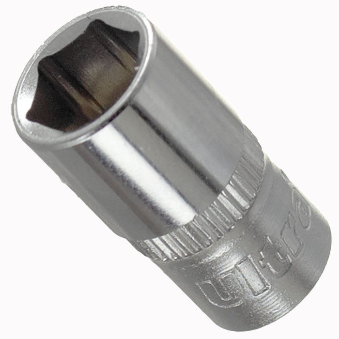 Насадка шестигранная короткая 1/4" 9мм CrV ULTRA (6060092)
