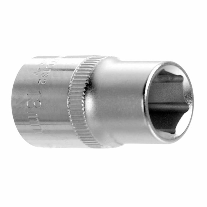 Насадка шестигранна коротка 1/2" 13мм CrV ULTRA (6070132)