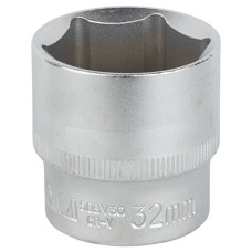 Насадка шестигранна коротка 1/2" 32мм CrV mid SIGMA (6071321)