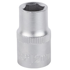 Насадка шестигранна коротка 1/2" 12мм CrV mid SIGMA (6071121)