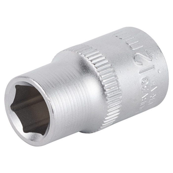 Насадка шестигранная короткая 1/2" 12мм CrV mid SIGMA (6071121)