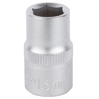 Насадка шестигранна коротка 1/2" 13мм CrV mid SIGMA (6071131)