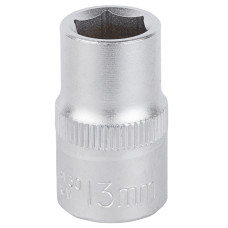 Насадка шестигранна коротка 1/2" 13мм CrV mid SIGMA (6071131)