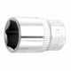 Насадка шестигранная короткая 1/4" 12мм CrV ULTRA (6060122)