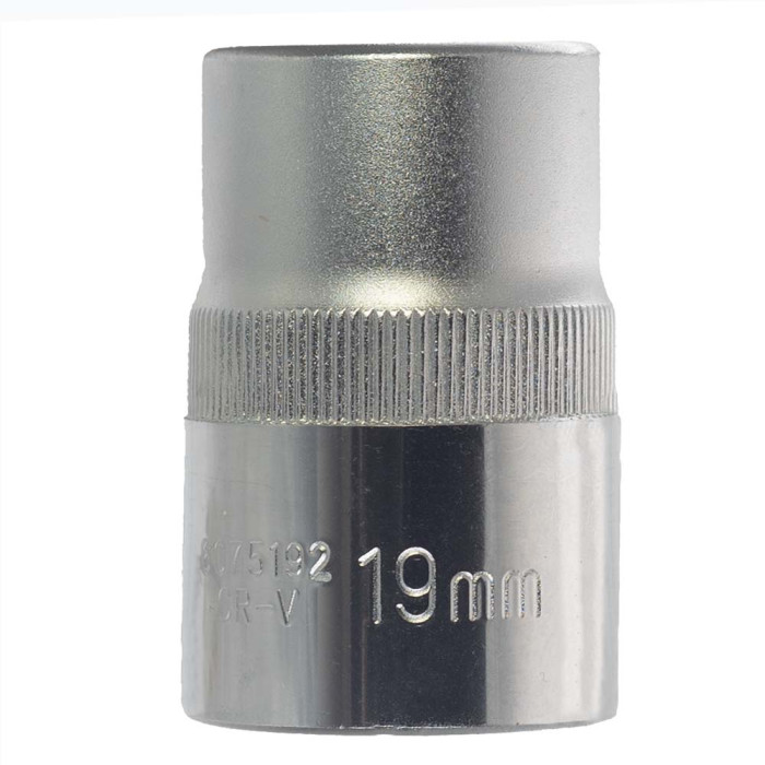 Насадка шестигранна 3/4" 19мм CrV ULTRA (6075192)