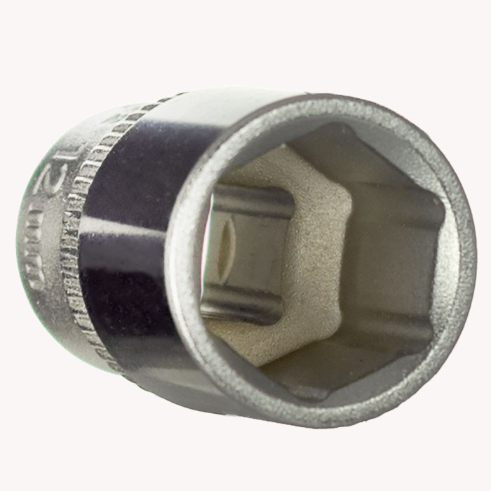 Насадка шестигранная короткая 1/4" 12мм CrV ULTRA (6060122)