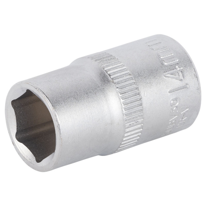 Насадка шестигранная короткая 1/2" 14мм CrV mid SIGMA (6071141)