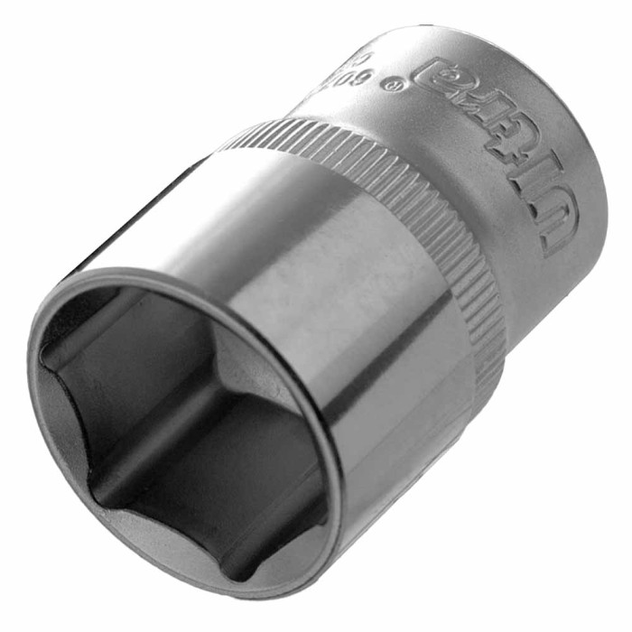 Насадка шестигранна коротка 1/2" 21мм CrV ULTRA (6070212)