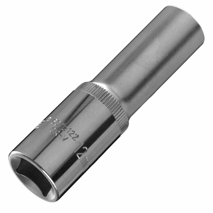 Насадка шестигранная длинная 1/2" 12мм CrV ULTRA (6072122)