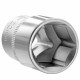 Насадка шестигранная короткая 1/2" 22мм CrV ULTRA (6070222)