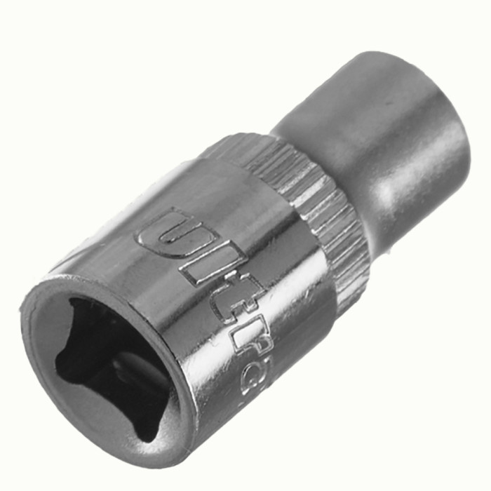 Насадка шестигранна коротка 1/4" 6мм CrV ULTRA (6060062)