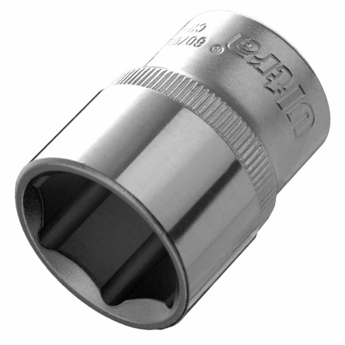 Насадка шестигранная короткая 1/2" 22мм CrV ULTRA (6070222)