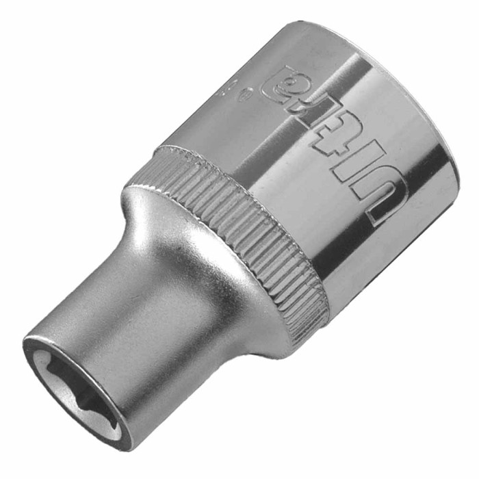 Насадка шестигранна коротка 1/2" 8мм CrV ULTRA (6070082)