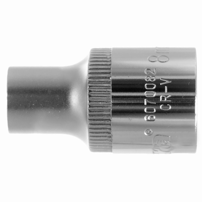 Насадка шестигранна коротка 1/2" 8мм CrV ULTRA (6070082)