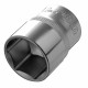 Насадка шестигранная короткая 1/2" 24мм CrV ULTRA (6070242)