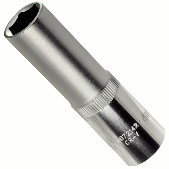 Насадка шестигранная длинная 1/2" 14мм CrV ULTRA (6072142)