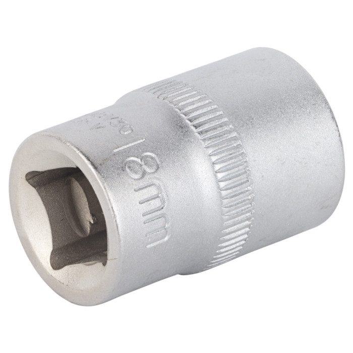 Насадка шестигранна коротка 1/2" 18мм CrV mid SIGMA (6071181)