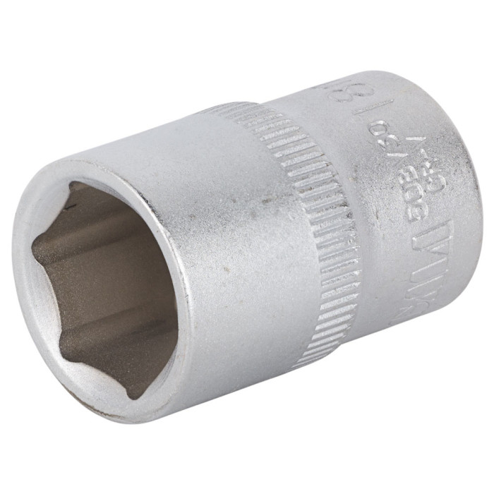 Насадка шестигранна коротка 1/2" 18мм CrV mid SIGMA (6071181)