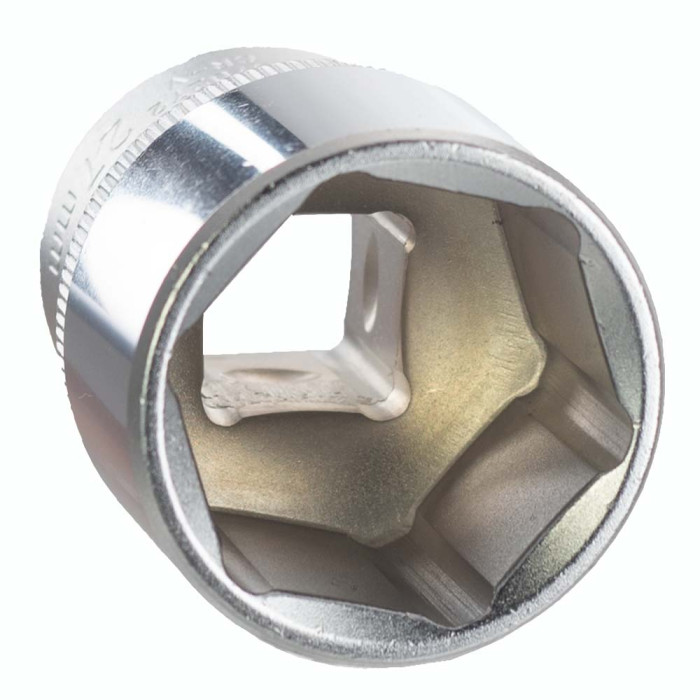 Насадка шестигранна коротка 1/2" 27мм CrV ULTRA (6070272)