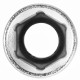 Насадка шестигранная длинная 1/2" 15мм CrV ULTRA (6072152)
