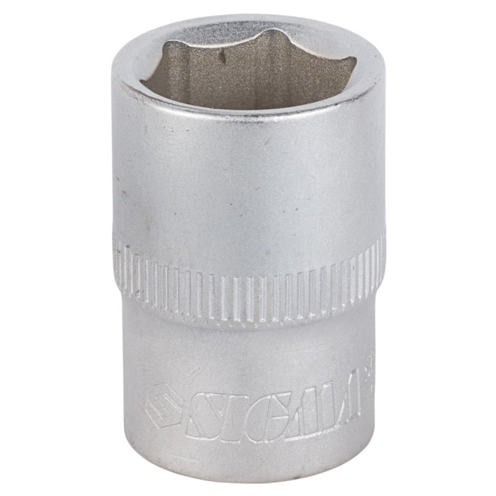 Насадка шестигранна коротка 1/2" 18мм CrV mid SIGMA (6071181)