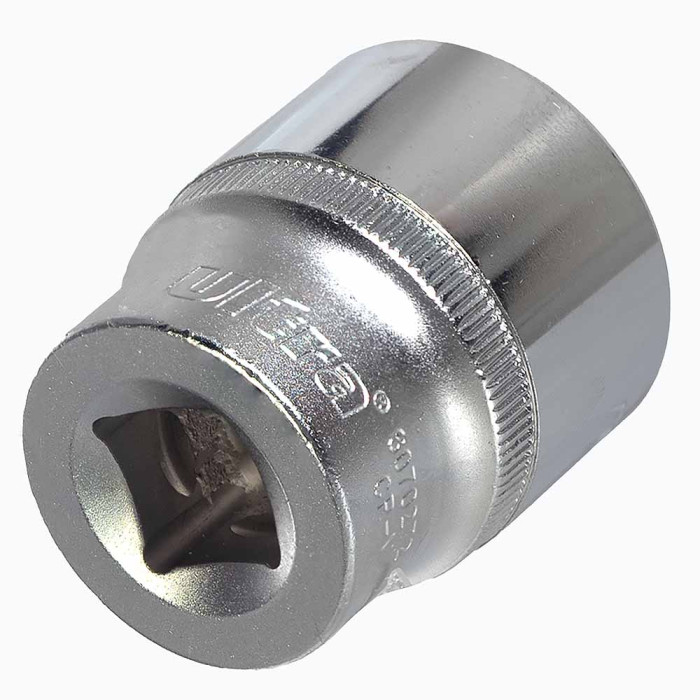 Насадка шестигранна коротка 1/2" 27мм CrV ULTRA (6070272)