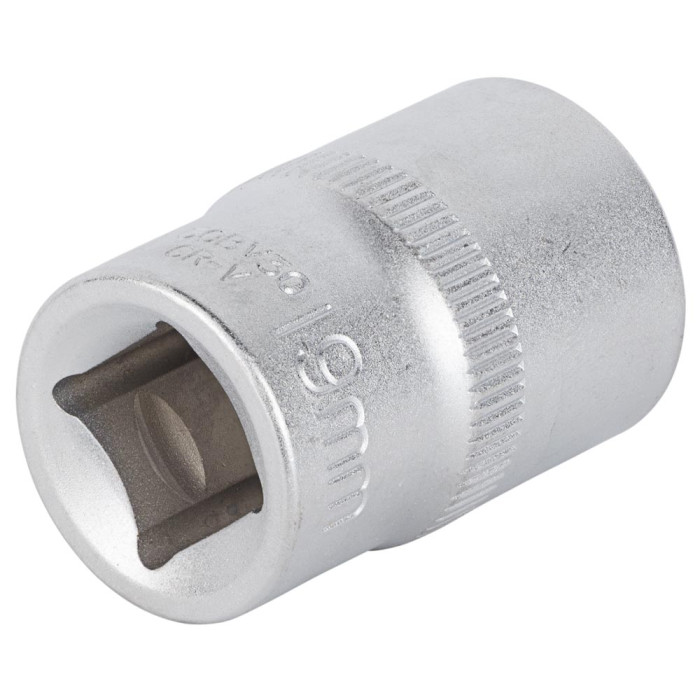 Насадка шестигранна коротка 1/2" 19мм CrV mid SIGMA (6071191)