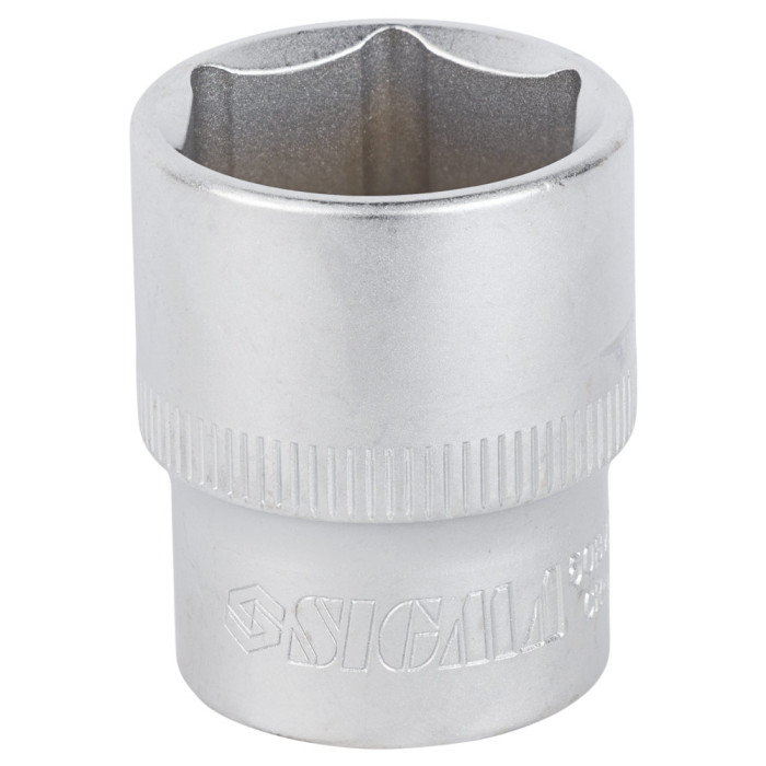 Насадка шестигранная короткая 1/2" 24мм CrV mid SIGMA (6071241)