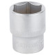Насадка шестигранная короткая 1/2" 24мм CrV mid SIGMA (6071241)
