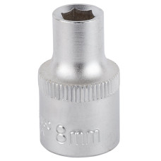 Насадка шестигранна коротка 1/2" 8мм CrV mid SIGMA (6071081)