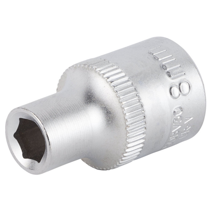 Насадка шестигранная короткая 1/2" 8мм CrV mid SIGMA (6071081)