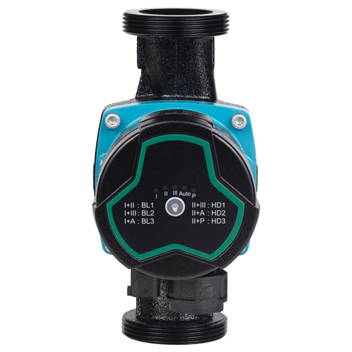 Насос циркуляционный энергосберегающий 5-90Вт Hmax 8м Qmax 73л/мин Ø2" 180мм + гайки Ø1¼" AQUATICA GPA32-8/180 III (774064)