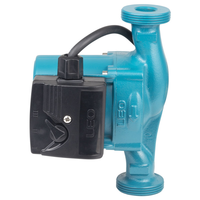 Насос циркуляционный 74Вт Hmax 4м Qmax 55л/мин Ø1½" 180мм + гайки Ø1" LEO 3.0 LRP25-40/180 (774412)