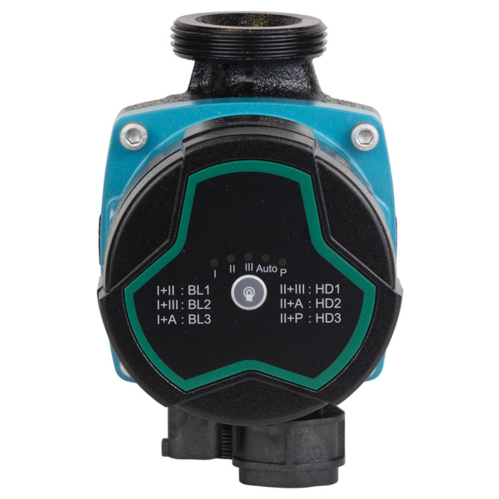 Насос циркуляционный энергосберегающий 5-60Вт Hmax 8м Qmax 63л/мин Ø1½" 130мм + гайки Ø1" AQUATICA GPA25-8/130 III (774062)