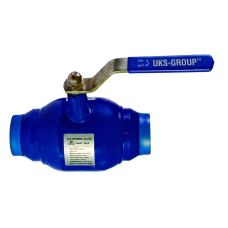 Кран кульовий повнопрохідний приварний сталевий PN40, куля-нж сталь 304, PTFE