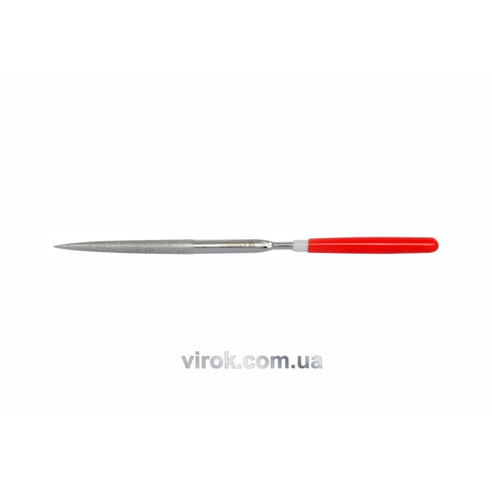 Надфіль алмазний YATO півкруглий, l= 140/50 мм, b= 3 мм [120/1200]
