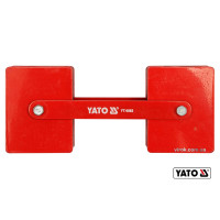 Струбцина магнітна для регулювання кута зварки YATO :  2 x 22,5 кг, 85х65х22 мм [6]