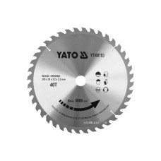 Диск пиляльний победітовий по дереву YATO: 305x30x3.2x2.2 мм, 40 зубців, R.P.M до 5000 1/хв [10]