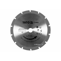 Диск пильный по дереву с гвоздями YATO: Ø= 185х2.4x20 мм, 14 зубцов, R.P.M до 9000 1/мин [25/50]