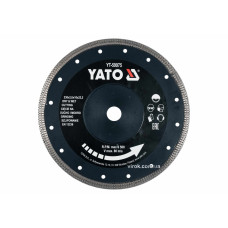 Диск відрізний алмазний по гресу, склу, кераміці YATO Ø=230x2x10x22.2 мм, в мокрому і сухому режимі