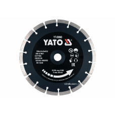 Диск відрізний алмазний по каменю і бетону YATO Ø=230x2.2x10x22.2 мм, в мокрому і сухому режимі [25]