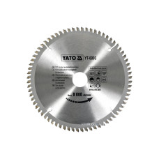 Диск пильный по алюминию YATO, 210х30х3.0x2.2 мм, 72 зубца, R.P.M до 8000 1/мин [10/20]