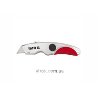 Нож YATO : выдвижное трапецевидное лезвие +2 лезвия [6/48]