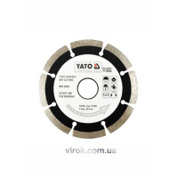 Диск алмазний сегмент YATO : "SEGMENT" Ø= 115x8,0x22,2 мм. H= 2,1 мм [20/200]