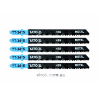 Полотно для електролобзика(метал) YATO : 24-10TPI, L= 100 мм, Уп. 5 Шт. [25/250]