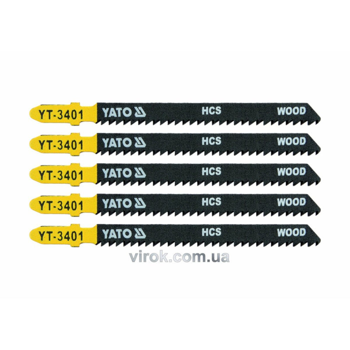 Полотно для электролобзика (дерево-пластик) YATO: L=100 мм. [50/250]