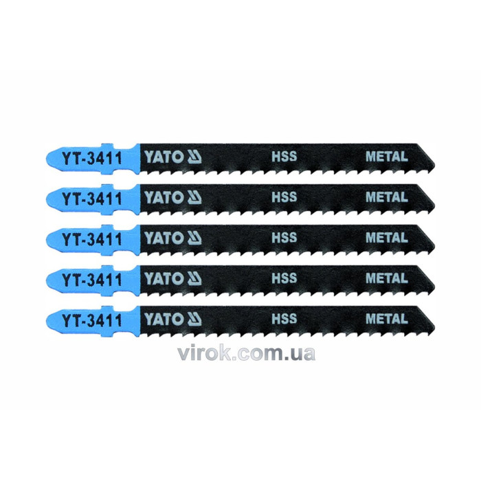 Полотно для електролобзика(метал) YATO : 8TPI, L= 100 мм, Уп. 5 Шт. [25/250]