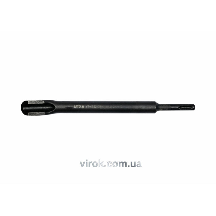 Зубило "U-образное" YATO: SDS+, L=22х18 х 250 мм. CrV [6/48]