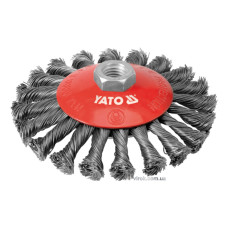 Щітка - крацовка YATO дискова Ø=125мм [8/48]
