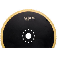 Полотно-насадка різальне для реноватора YT-82223 YATO по дереву і металу, півдиск Ø= 100 мм [10/100]